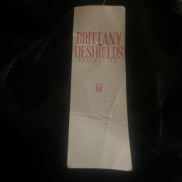 NWT Black Sheer Two-Piece Set by Brittany Deshields - Picture 4 of 4